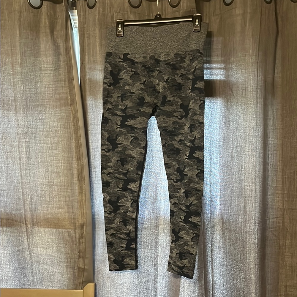 Gray Camo Kids Leggings